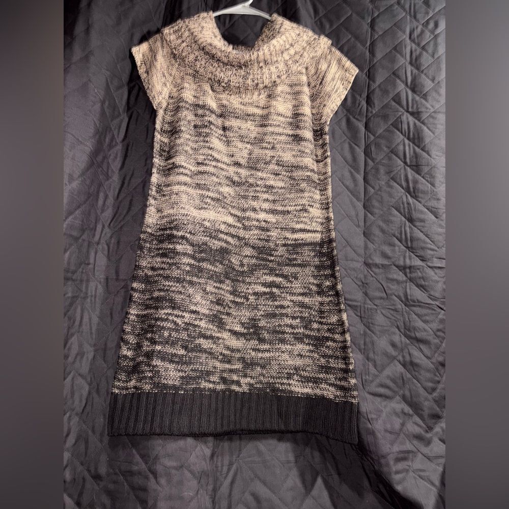 LEI Brown Knit Sweater Tote #1128